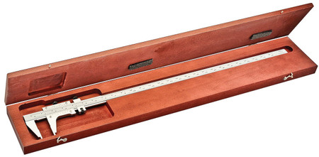 Starrett 123Z-24 - 24" Master Vernier Cailpier 0.001" Grad in Wood Box 50528 USA 