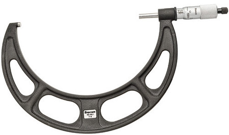 Starrett 436.1XRL-8 - Outside Micrometer 7"- 8" Range, .001 Grad., Ratchet Thimble, Carbide Fave and Anvil 72717 USA