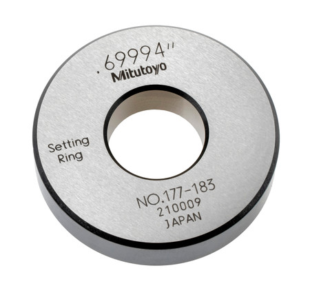 Mitutoyo 177-183 -Setting Ring .70"