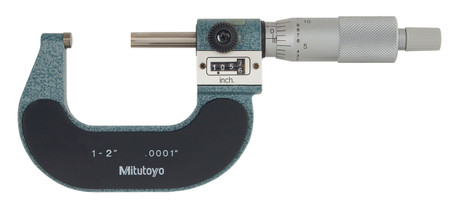 Mitutoyo 193-212 - 1- 2" Digit Outside Micrometer Thimble, 0.0001" Graduations, +/-0.0001" Accuracy