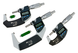 Mitutoyo 293-960-32 - Digimatic Coolant Proof Micrometer Set, Range: 0-3"/0-76.2 mm