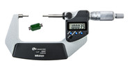 Mitutoyo - 1-2" 25-50 mm Digimatic 10 mm Spline Micrometers Series IP65 SPC 331-352-30