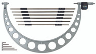 Mitutoyo 340-721 - Digimatic Outside Micrometers with Interchangeable Anvils Range 18-24" 457-609mm IP65 SPC