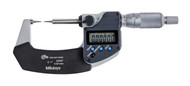 Mitutoyo 342-351-30 - 0-1"/ 0-25mm Digimatic Point Micrometers 15 Deg. IP65 SPC 