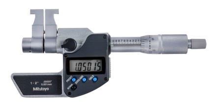 Mitutoyo 345-351-30 - 1-2"/ 25-50mm Digimatic Caliper Type Inside Micrometers 1"-2", 0.00005"/0.001 mm SPC