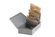G DLGP511SET - 28 Pc - Drill Set 5/64" - 1/2" 5% Cobalt, Tincoated, Parabolic Flute, 135 Deg Split Point 