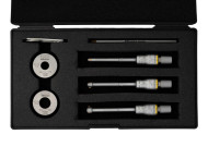 Mitutoyo 368-916 - 3-Point Internal Micrometer Holtest Set .275-.5" - Titanium Coated