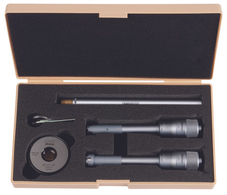 Mitutoyo 368-995- .5 - .8" Holtest (Type II) 6 PC Internal Micrometer Set 