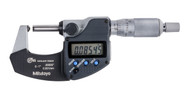 Mitutoyo - 1-2"- 25-50 mm Digimatic Spherical Face Micrometers S-F, SPC IP65 w / Certification 395-352-30 