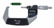 Mitutoyo - 2-3"- 50-75 mm Digimatic Spherical Face Micrometers S-S, SPC IP65 w / Certification 395-373-30 