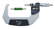 Mitutoyo 395-374-30 - Digimatic Spherical Face Micrometer 3 - 4"/ 75mm S-S, SPC IP65 w Certification