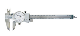 Mitutoyo 505-742J - 6" Dial Calipers .100/Rev .001 White Face 
