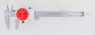 Mitutoyo 505-742-54J - 6" Dial Calipers Red Face.1/REV .001