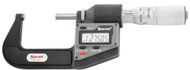 Starrett - 1 - 2" Electronic Micrometer .00005" Res. Friction Thimble & Carbide Anvil no Output  3732XFL-2