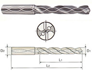 YG - .2720 - "I" x 5/16 shk x 2-13/64 loc x 4-19/64 oal Carbide Dream Drill for Alu w Coolant Holes (5XD) DGE718209