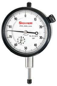 Starrett 25-441/5J - Dial Test Indicator0 -.500", .001" Grads, 3/8 Stem 53293 USA