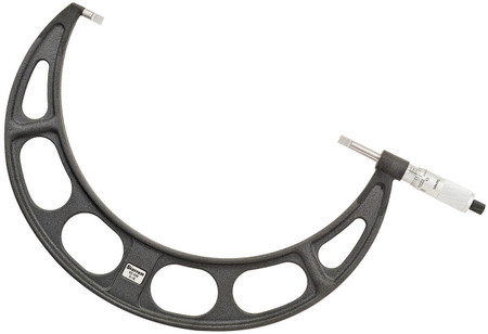 Starrett 486P-10 - Blade Micrometer Satin Chrome Finish w Non Roataing Spindle 9" - 10", 0.001 Grad. 67097 USA