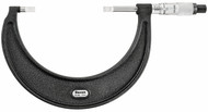 Starrett 486P-4 - Blade Micrometer Satin Chrome Finish w Non Roataing Spindle 3" - 4" 0.001 Grad. 52505 USA