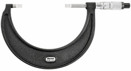 Starrett 486P-4 - Blade Micrometer Satin Chrome Finish w Non Roataing Spindle 3" - 4" 0.001 Grad. 52505 USA