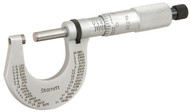 Starrett T230XRL - Outside Micrometer 0-1" Ratchet Stop, Carbide Anvil Spindle 50944- USA 