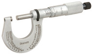 Starrett - 1" Outside Micrometer Rachet Thimble & Carbide Anvil-Spindle - T230XRL USA Mfg