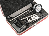 Starrett 650A1Z - Back Plunger Dial Test Indicator Set 0-100 Dial Face - USA