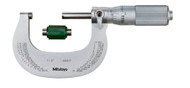 Mitutoyo 101-118 - 1-2" Outside Micrometer Satin-chrome Finish, Friction Thimble, 0.0001" Grad