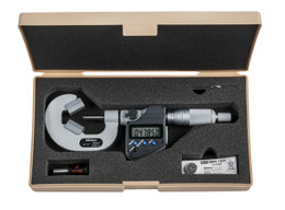 Mitutoyo 314-352-32- V-Anvil Micrometers w Relief, 3 Flutes and 5 Flutes, .4-1", .00005"/0.001MM SPC 