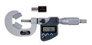 Mitutoyo - V-Anvil Micrometers w Relief, 3 Flutes and 5 Flutes, .4-1", .00005"/0.001MM SPC 314-352-30