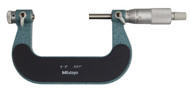 Mitutoyo - 2-3" Screw Thread Micrometer .001 Hammertone Baked Enamel 126-139