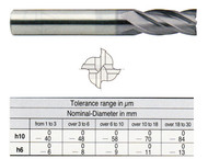 YG1 - 7.5 mm x 7.5 Shk 19 mm loc SE 4 FL Carbide End Mill TIALN EH540075  