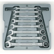 GearWrench - 8 Pc. 12 Point SAE Combination Ratcheting Wrench Set 5/16 - 3/4 