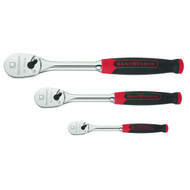 GearWrench - 3 Pc. 1/4", 3/8", and 1/2" Drive Cushion Grip Teardrop Ratchet Set
