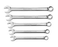 GearWrench - 5 Pc. 12 Point SAE Long Pattern Combination Wrench Set with Roll - 1-1/16" - 1-1/2" ** Large Add On Set**