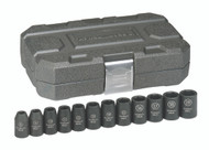 GearWrench - 12 Pc. 1/2" Drive 6 Point Metric Impact Socket Set 8mm - 19mm