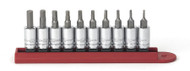 GearWrench - 10 Pc. 1/4" Drive SAE Hex Bit Socket Set 1/16" - 1/4"