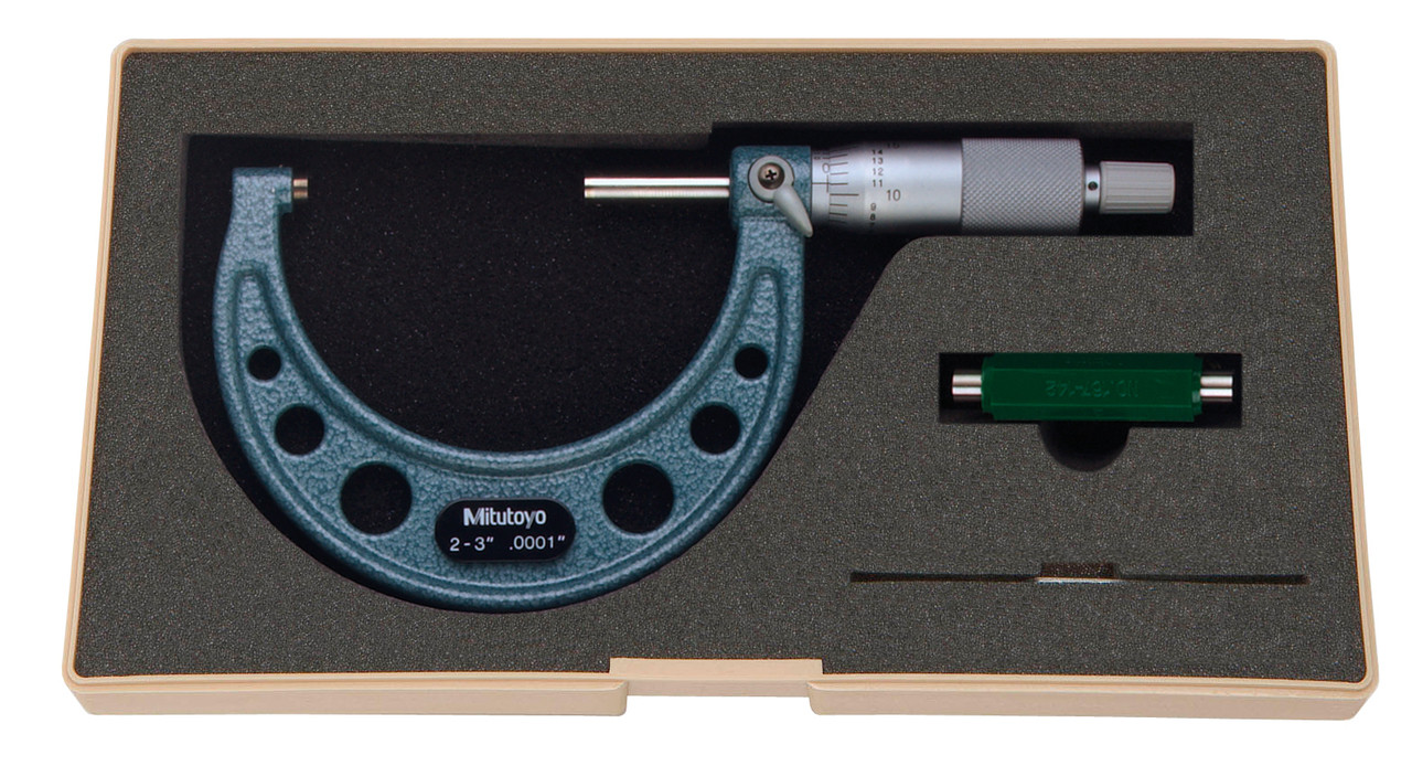 Mitutoyo 3" Micrometer .0001 RA With Certificate / 103217 / Free