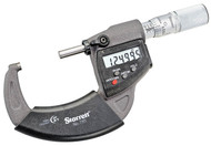 Starrett - 1-2" Electronic IP67 Outside Micrometer w RS232 Output Port .00005" Res. Friction Thimble & Carbide Faces - 795XFL-2  69074 USA Mfg 