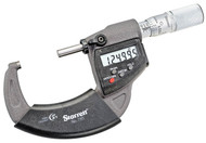 Starrett - 1-2" Electronic IP67 Outside Micrometer w RS232 Output Port .00005" Res. Friction Thimble & Carbide Faces - 795XFL-2 69074 USA Mfg 