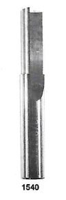 Atrax 1540 - 5/16" Solid Carbide Router 2 Flute, Straight Flute End Cutting USA Mfg (9800130 )