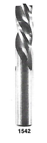 Atrax 1542 - 3/32" Solid Carbide Router 3 Flute LH Spiral / Profiling USA Mfg (9800300 )