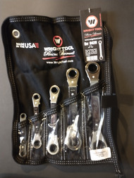 Wright Tool 9429 -5 Pc  Reverse Ratcheting Box Wrench -12 Point Offset SAE 1/4" - 7/8" USA 