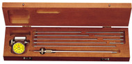 Starrett 696MZ - Crankshaft Distortion Dial/Strain Gage with Balancing Attachment, 61-458mm Range, 0.02mm Grads, 0-50-0 Dial Face - 52902