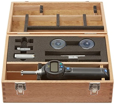 Mitutoyo 568-929-10 - 3 Pc Borematic 3-Point Bore Gage Set - Interchangeable Heads .5 - 1" w SPC