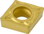 APT CCMT21.51TC - CCMT21.51 Positive Rake Carbide Insert Tincoated C-6 10 Ea 