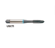 YG O1345 - 10-32 H5 Blue Ring Spiral Point Tap P.M TiALN for Steels <35 HRc 6 Ea