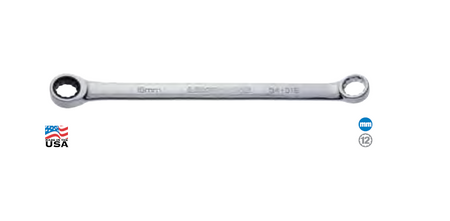 Armstrong 27-512- Ratcheting Box End Wrench Wrench Full Polish 1/2" -  USA 