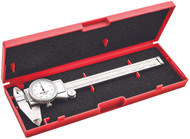 Starrett 3202-6 - 0-6" Dial Caliper w Plastic Case .001"Grad