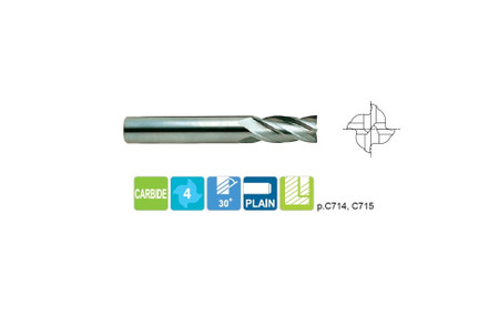 YG 07569 - 13/64 SE 4 Fl Reg Micrograin Carbide End Mill