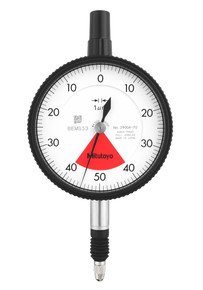 Mitutoyo 2900A-70 - Dial Indicator Std .001mm .08mm, 8mm Stem, M2.5X0.45, Lug